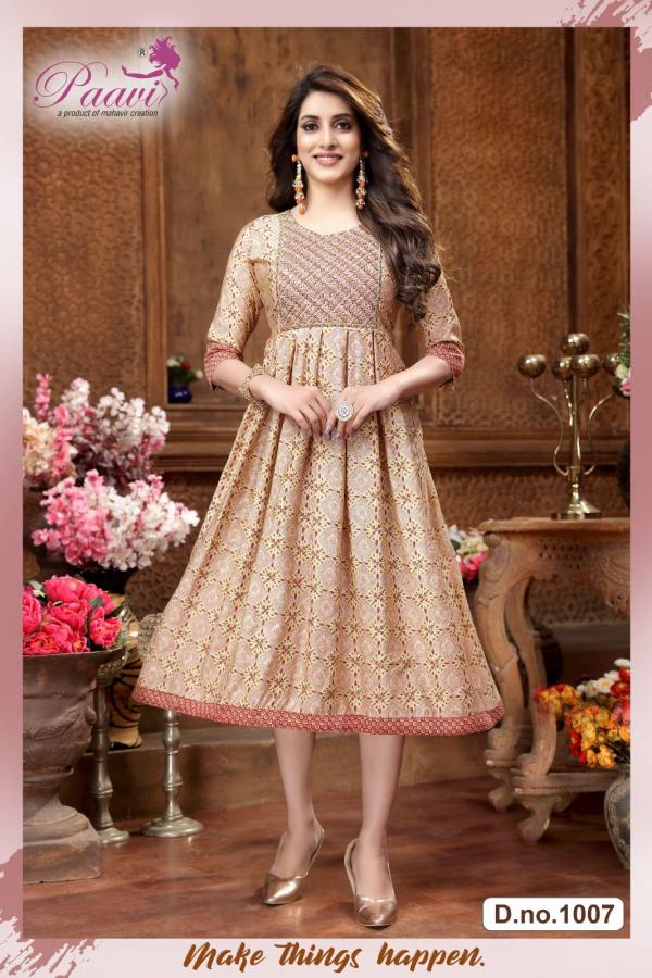 Paavi Radhika Fancy Designer Anarkali Kurti Collection